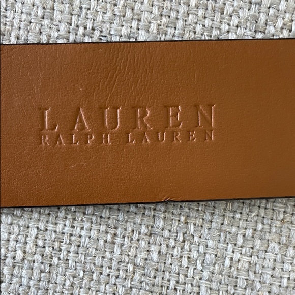 Ralph Lauren Brown Suede Leather Belt - Picture 2 of 6
